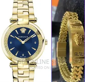 Photo - High Quality Versace Watch With Versace Bracelet for Women