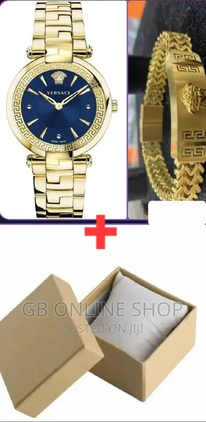 High Quality Versace Watch With Versace Bracelet for Women