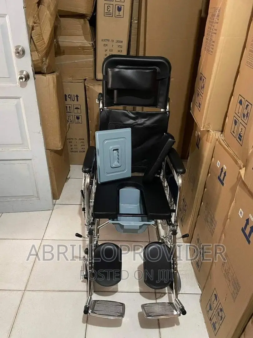Reclining Commode Wheelchair/High Back WHEELCHAIR/WHEELCHAIR