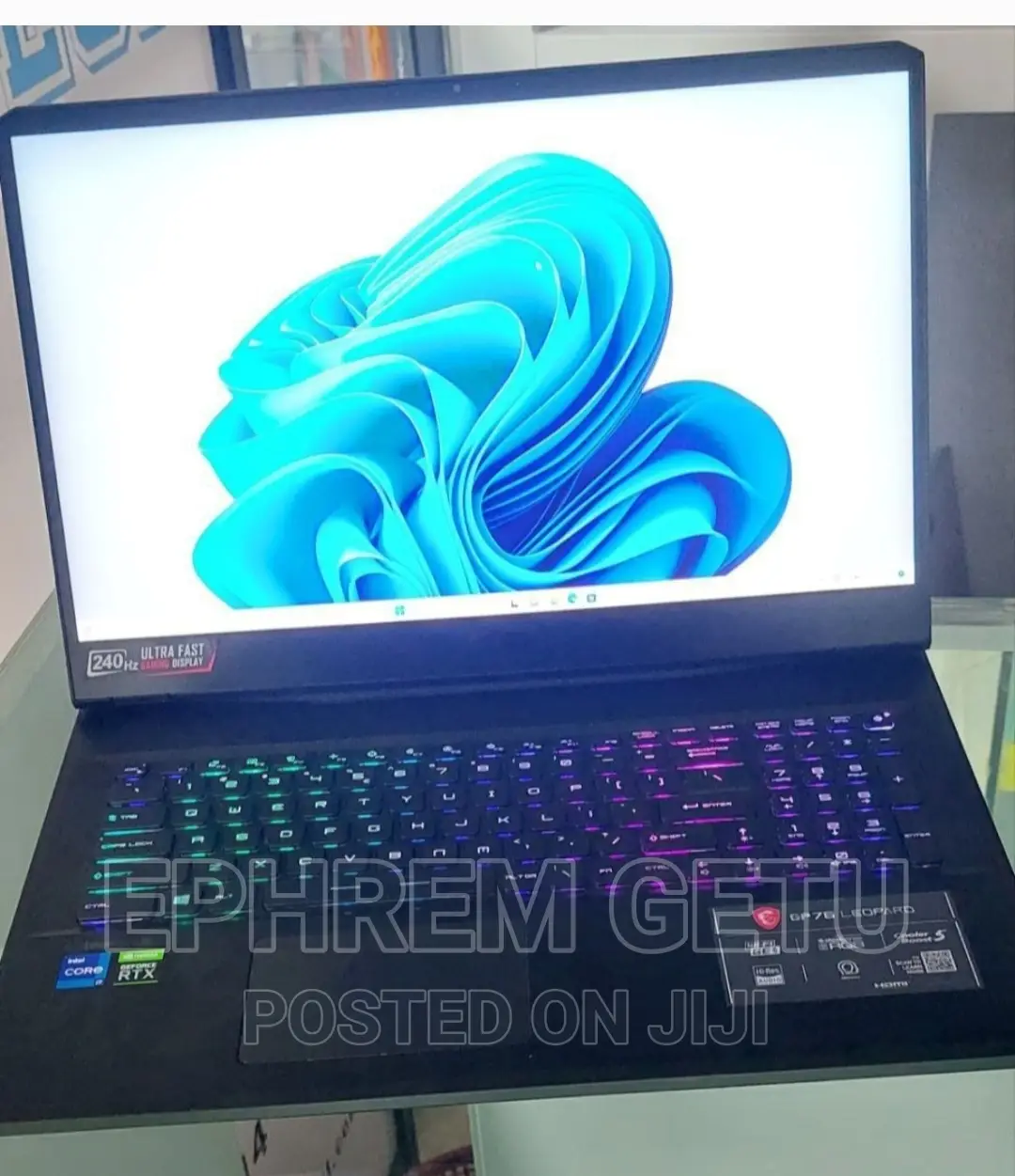New Laptop MSI GP75 Leopard 16GB Intel Core I7 SSD 1T