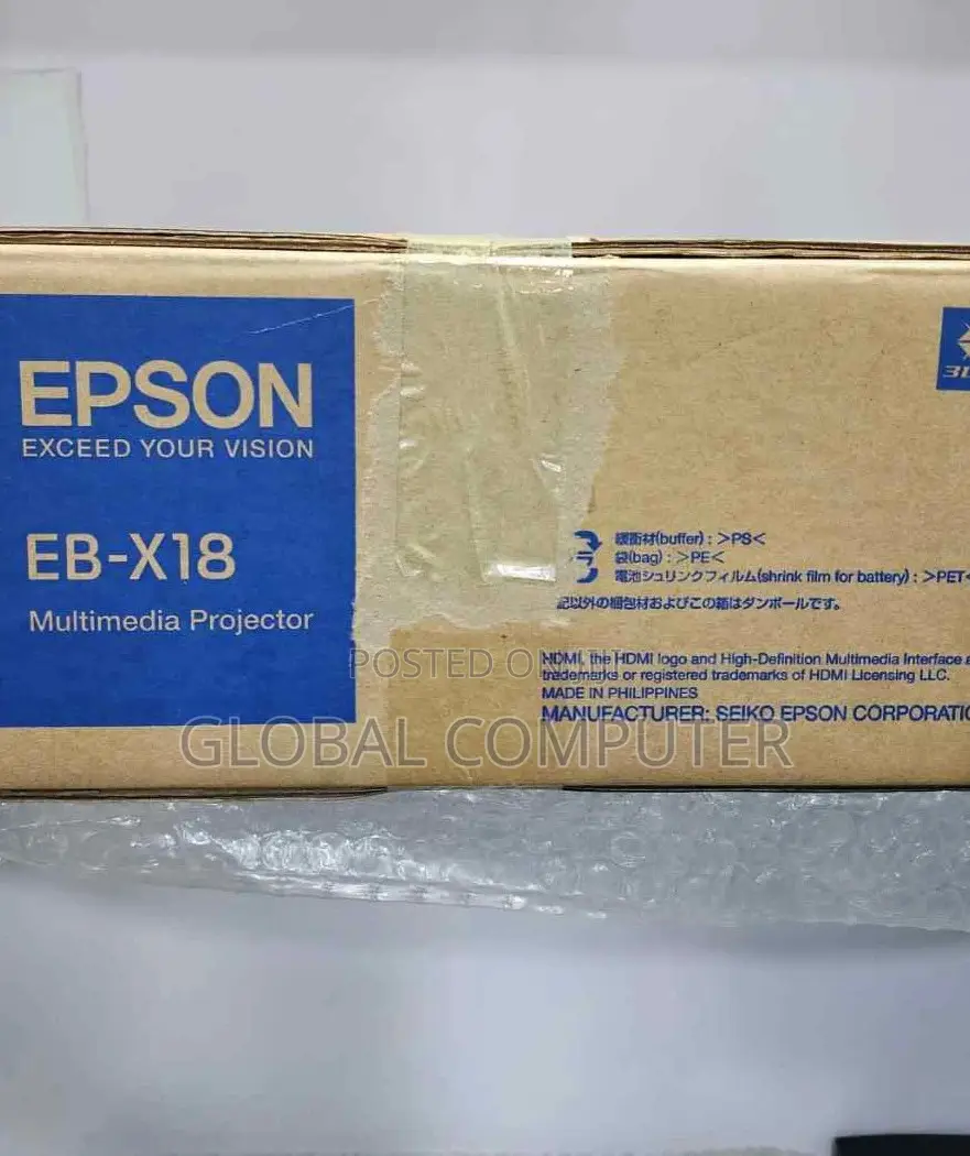 Brand New Epson Projector Eb X18 Model