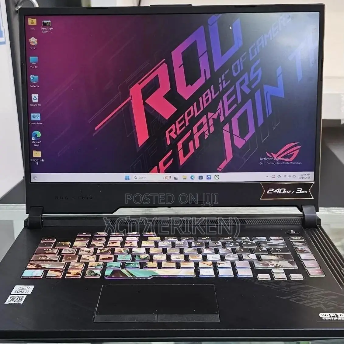 New Laptop Asus ROG Strix G15 16GB Intel Core I7 SSD 512GB