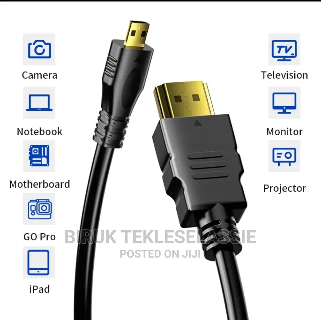 Micro Hdmi(Type D) to Hdmi Cable