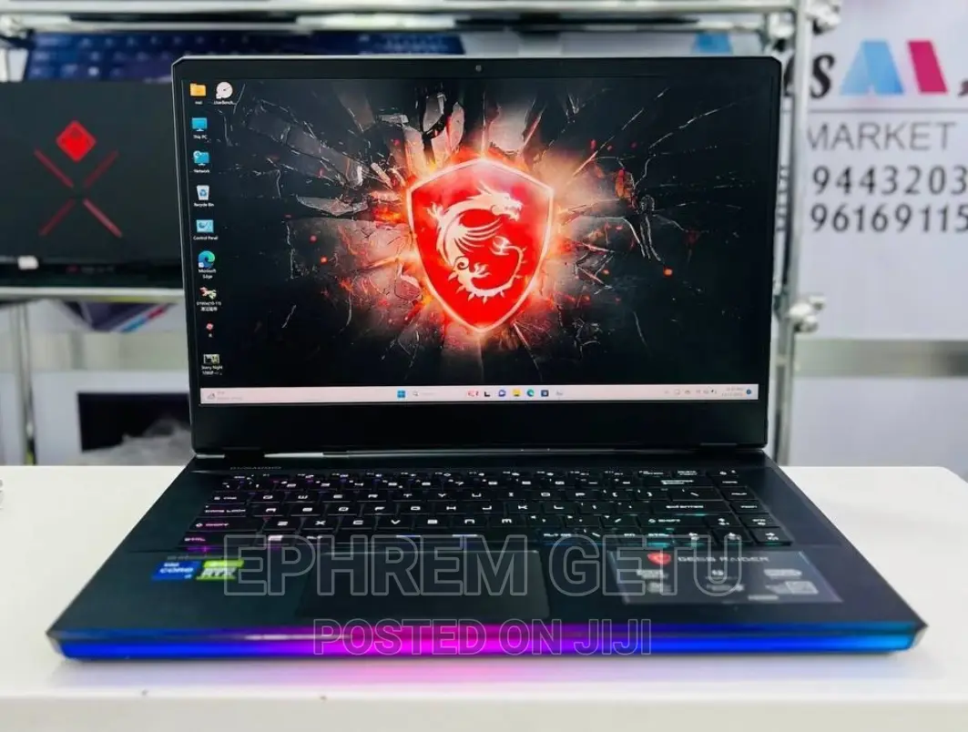 New Laptop MSI Pulse GL66 16GB Intel Core I7 SSD 1T