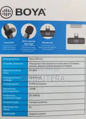 Boya BY-MW3 Wireless Microphone