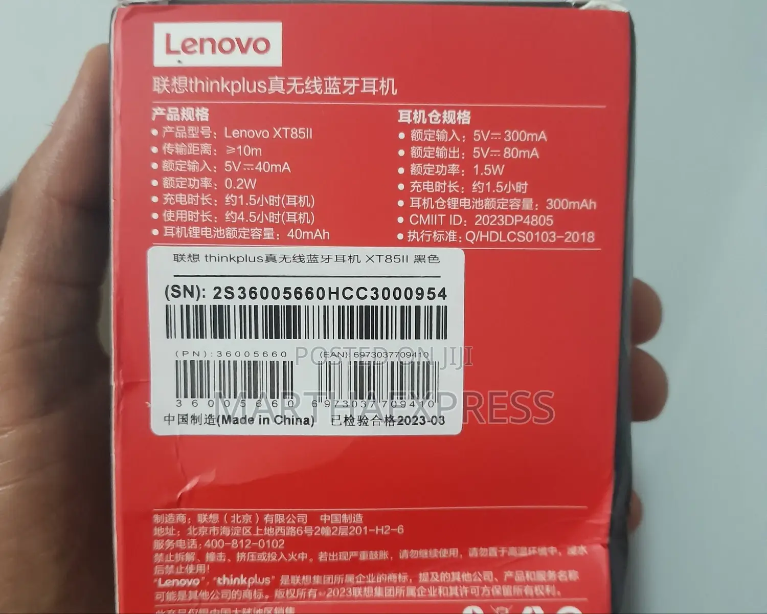 Lenovo Thinkplus XT85 Gaming Earpod You Make It Yours 72h