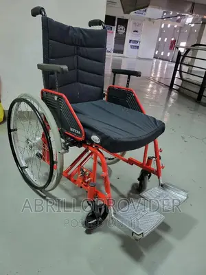 Photo - Red Comfortable Wheelchair/Used Wheelchair