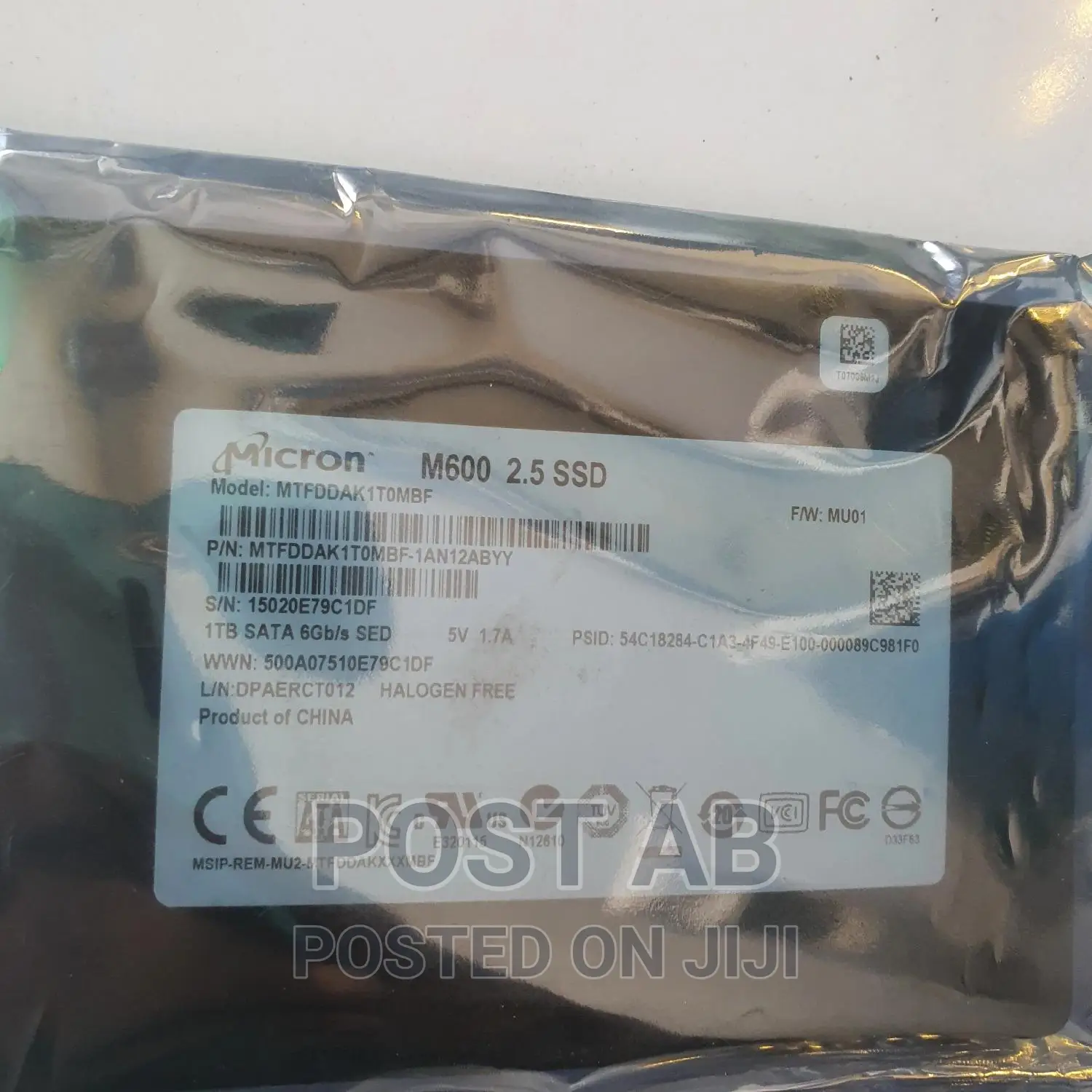 SSD (256GB) File Storage Sata 2.5'' Type SSD