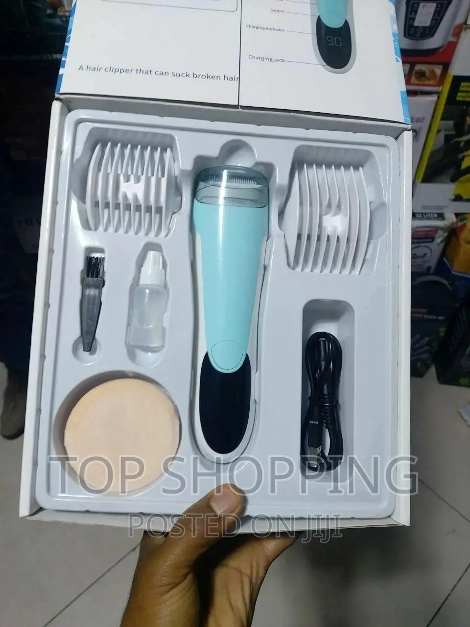 Baby Kid Electric Hair Trimmer የሕፃን ልጅ የኤሌክትሪክ ፀጉር መቁረጫ