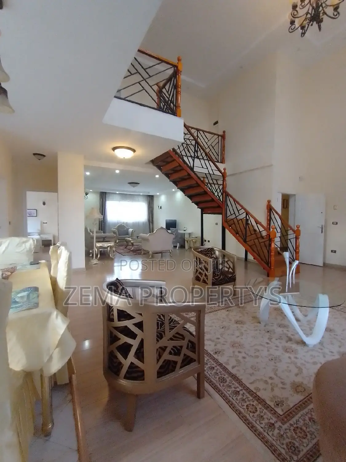 Furnished 4bdrm Duplex in Zema, Bole for rent