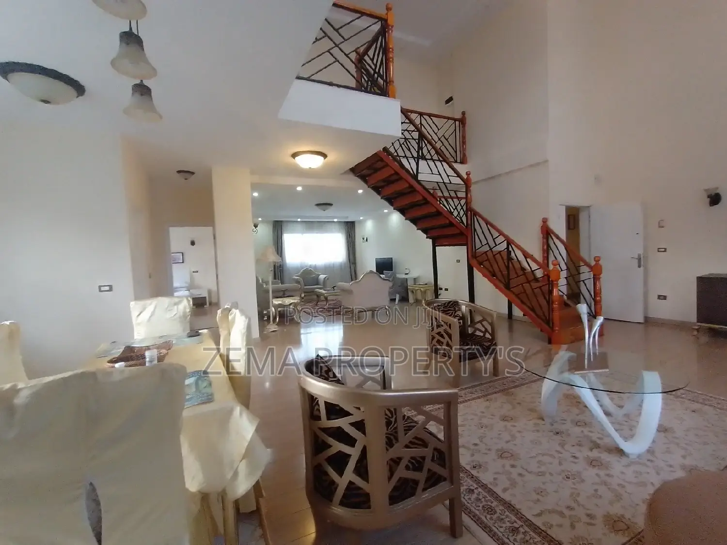 Furnished 4bdrm Duplex in Zema, Bole for rent