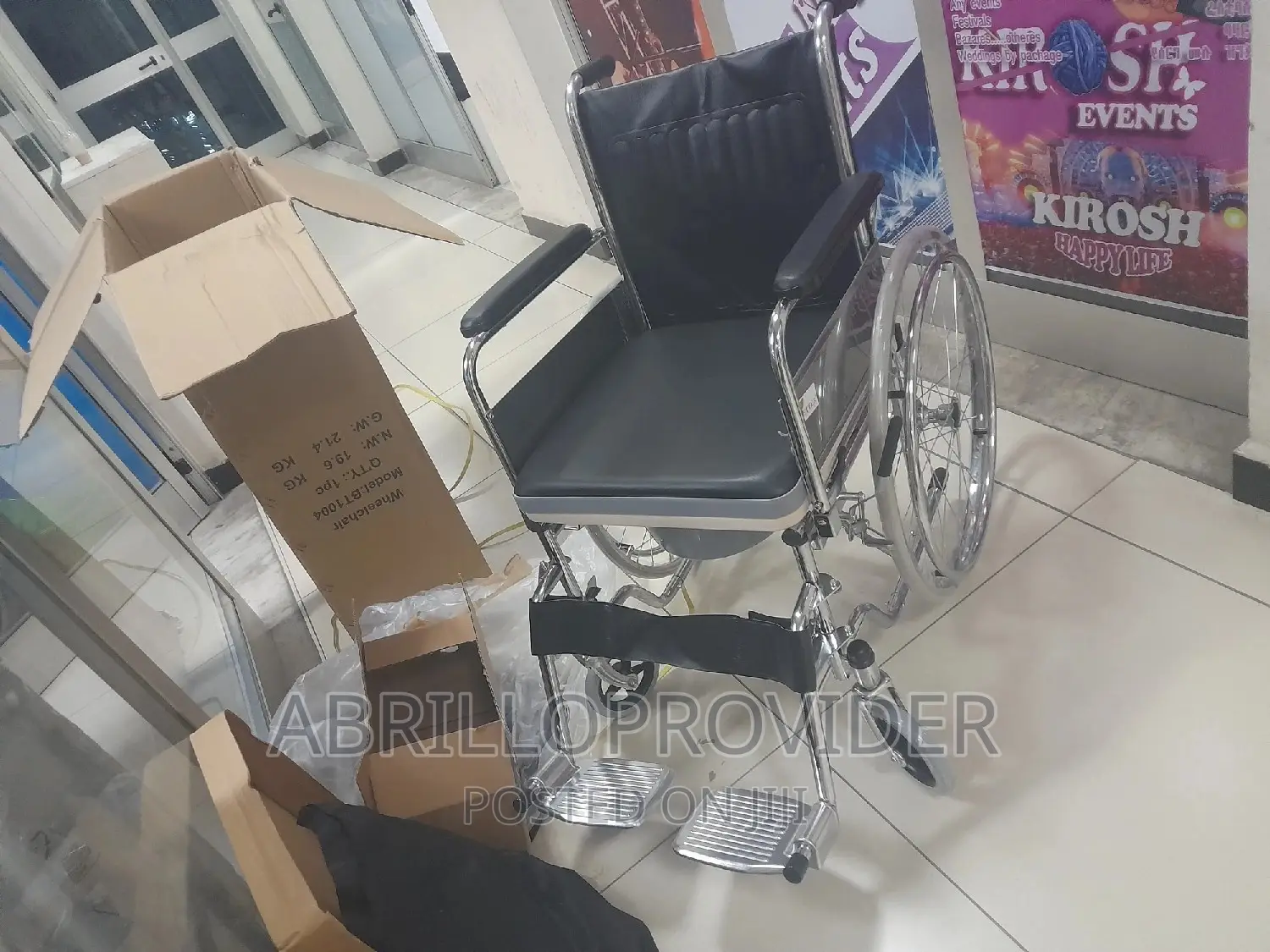 Commode Wheelchair/Toilet Wheelchair/Foldable Wheelchair/Ch