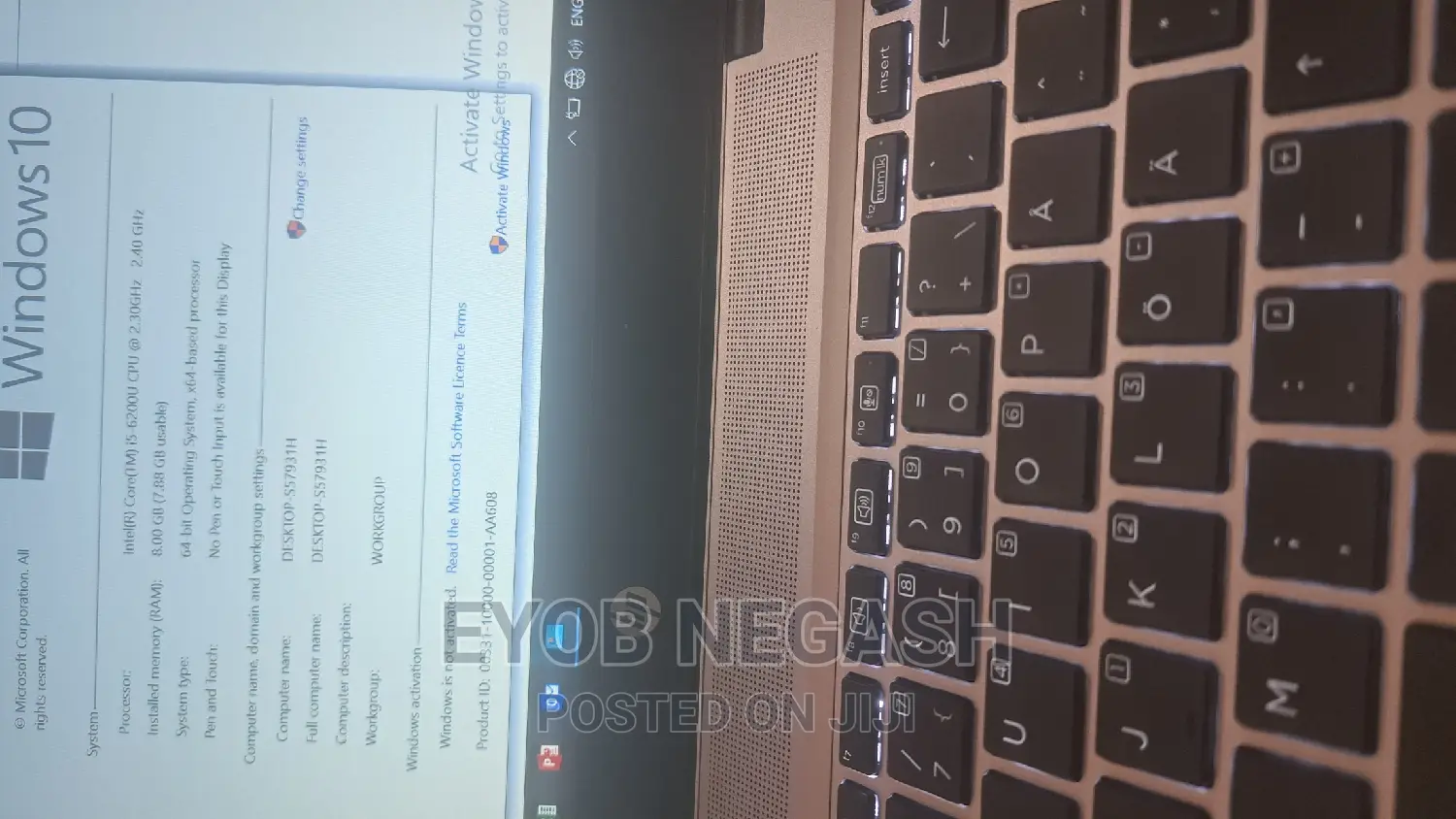 New Laptop HP EliteBook 840 G3 8GB Intel Core I5 HDD+SSD 256GB