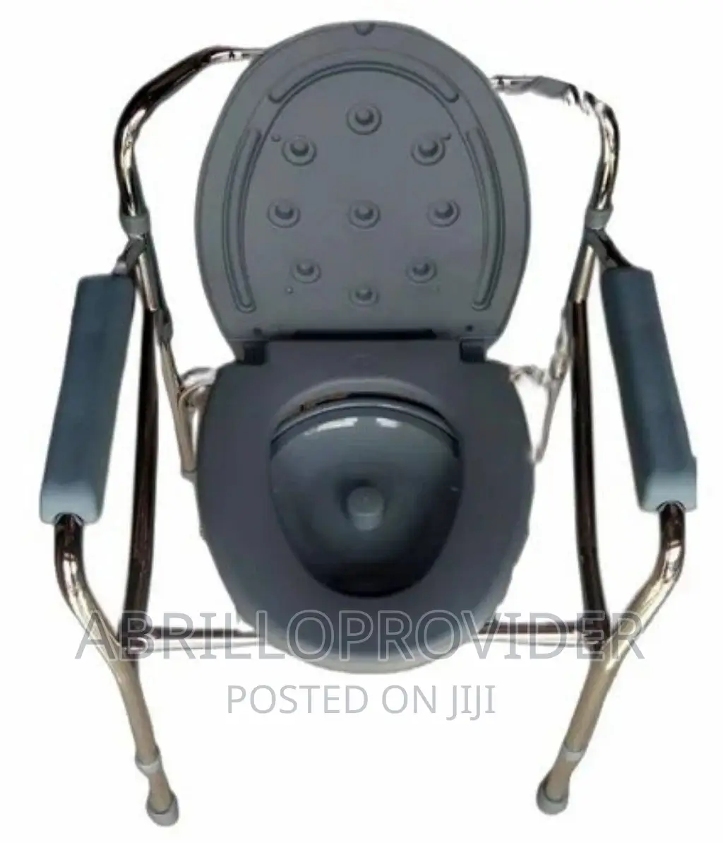 Used for Patients in Hospitals Gray Medical Commode Chair