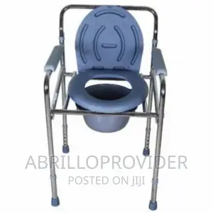 Photo - Easily Foldable Commode Chair/Toilet Chair/Popo Chair/Chair