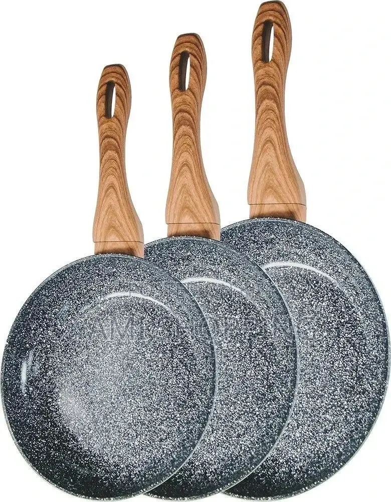 Momcoc 3pcs Fry Pan Set
የሴራሚክ መጥበሻ