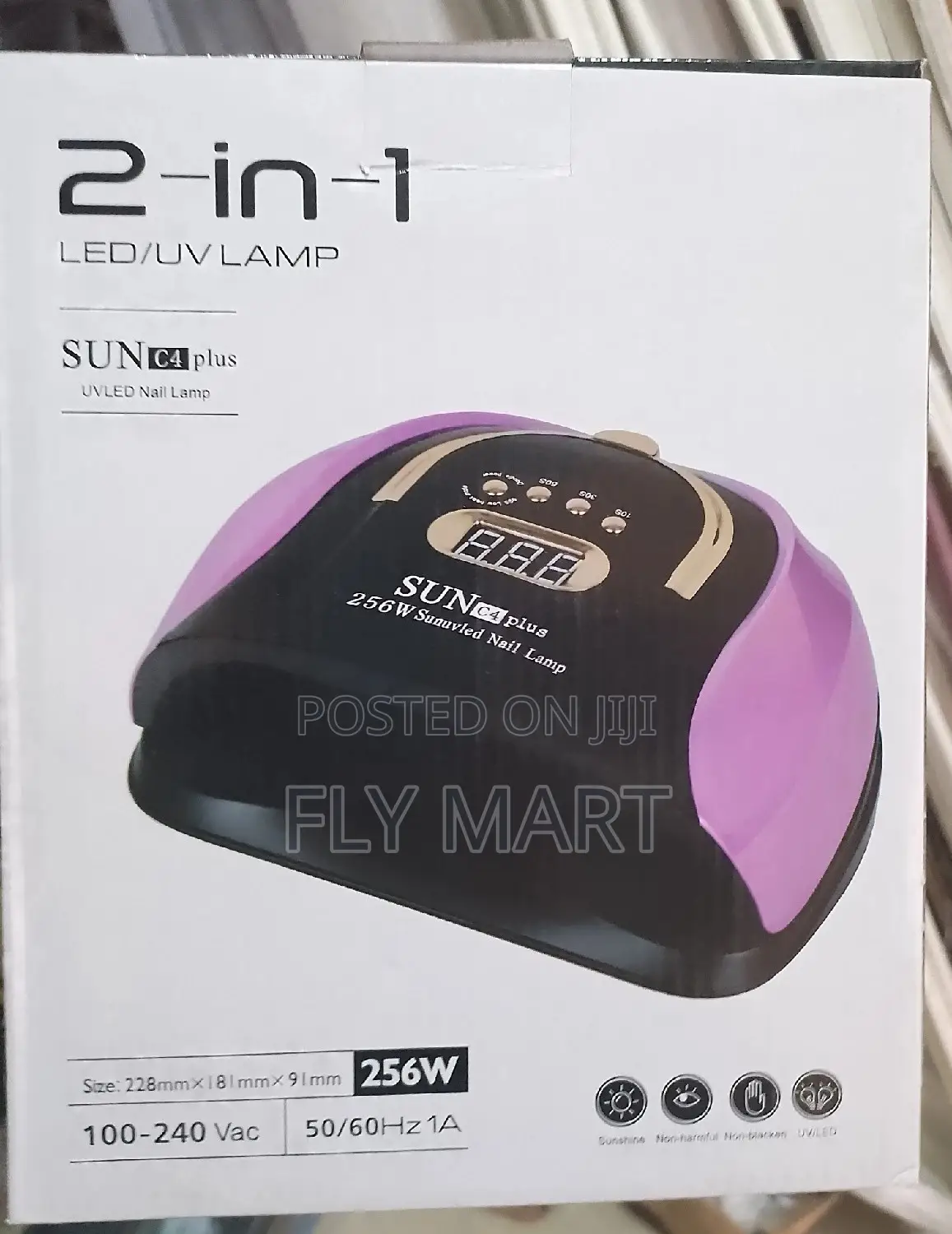 2-in-1 Led/Uv Lamp
Sun C4 Plus Nail Lamp Handle Design
