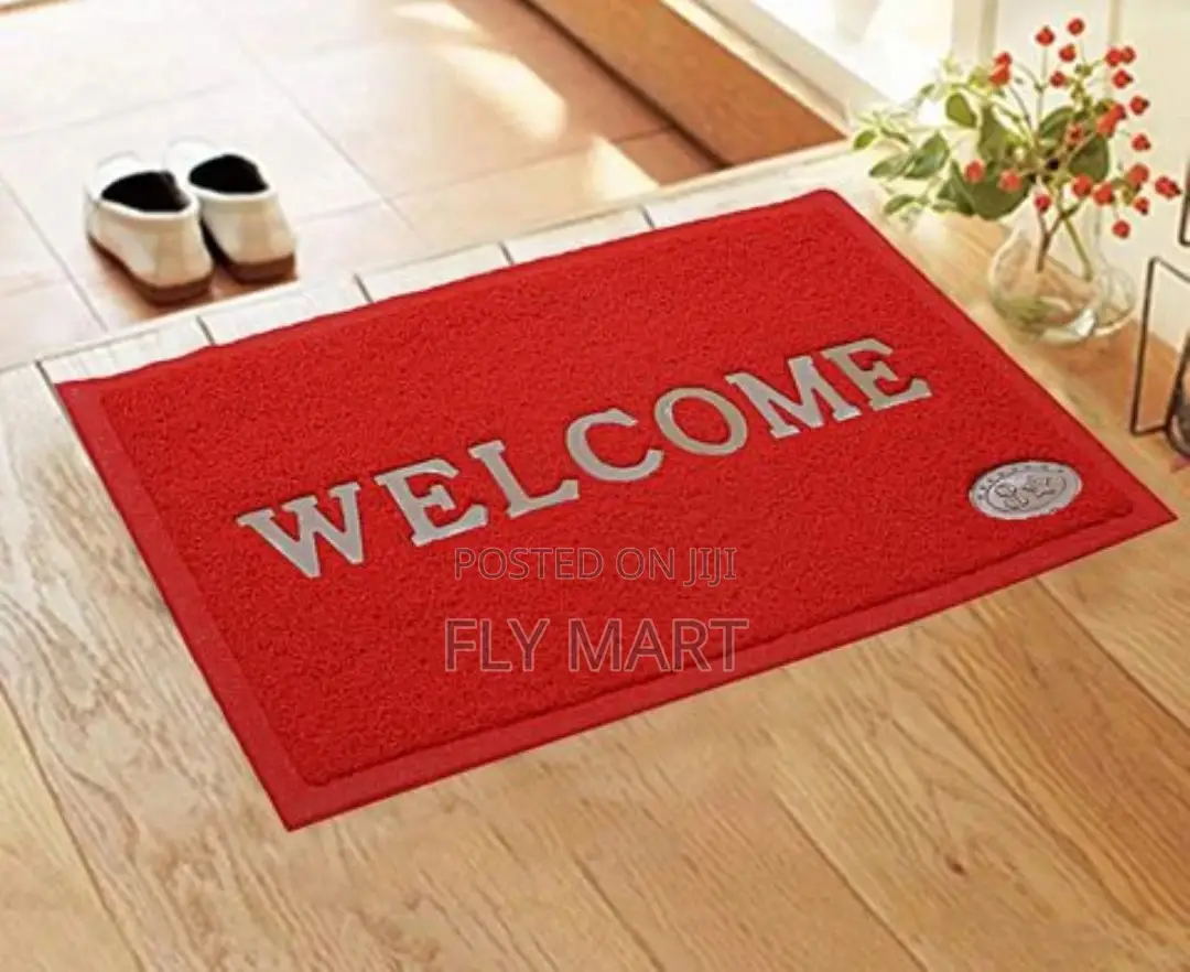 Welcome Printed Doormat For Home Entrance