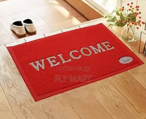 Welcome Printed Doormat For Home Entrance