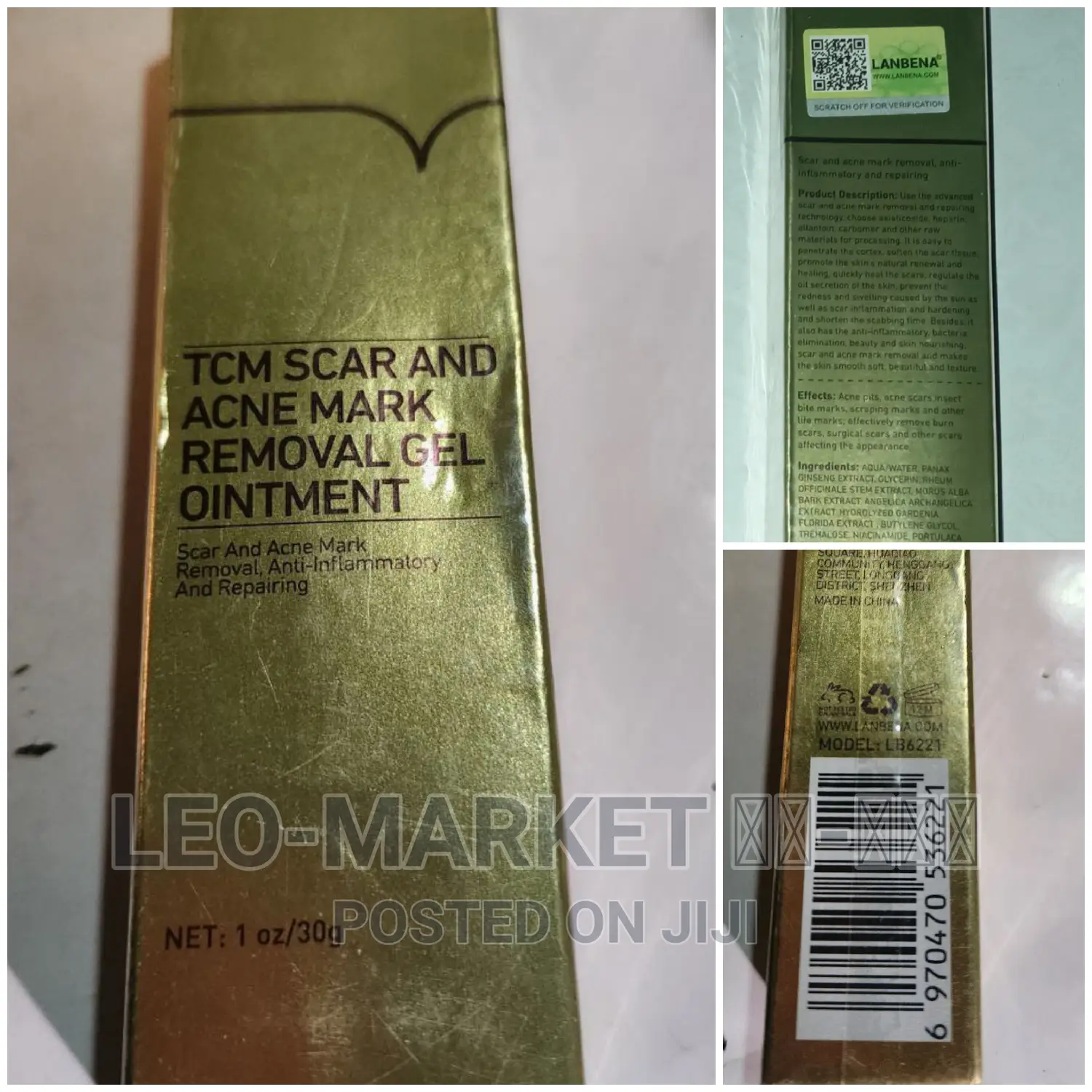 Original TCM Scar and Acne Mask Removal Gel USA Standard