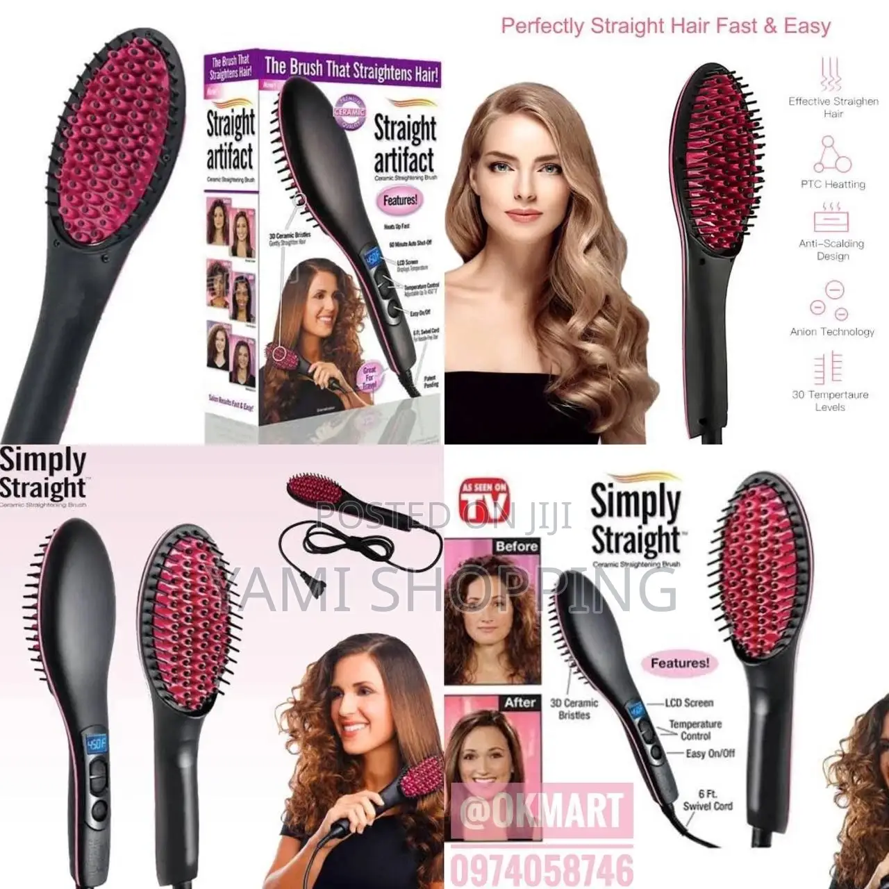 Simply Straight Hair Brush