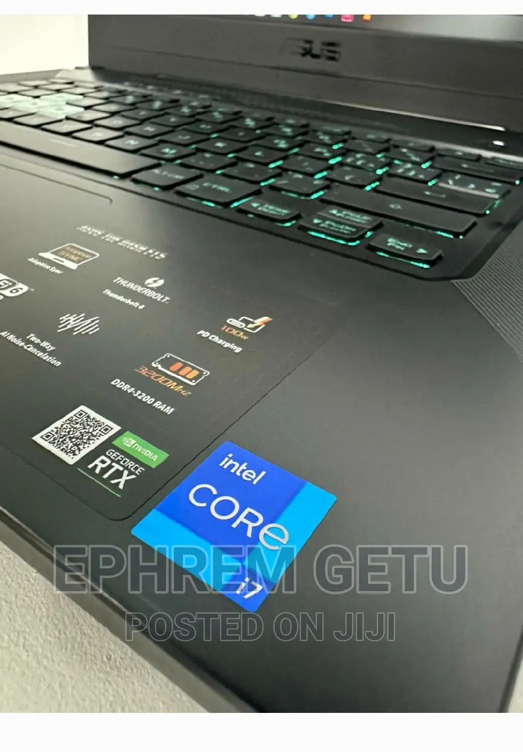 New Laptop Asus TUF Dash F15 16GB Intel Core I7 SSD 1T