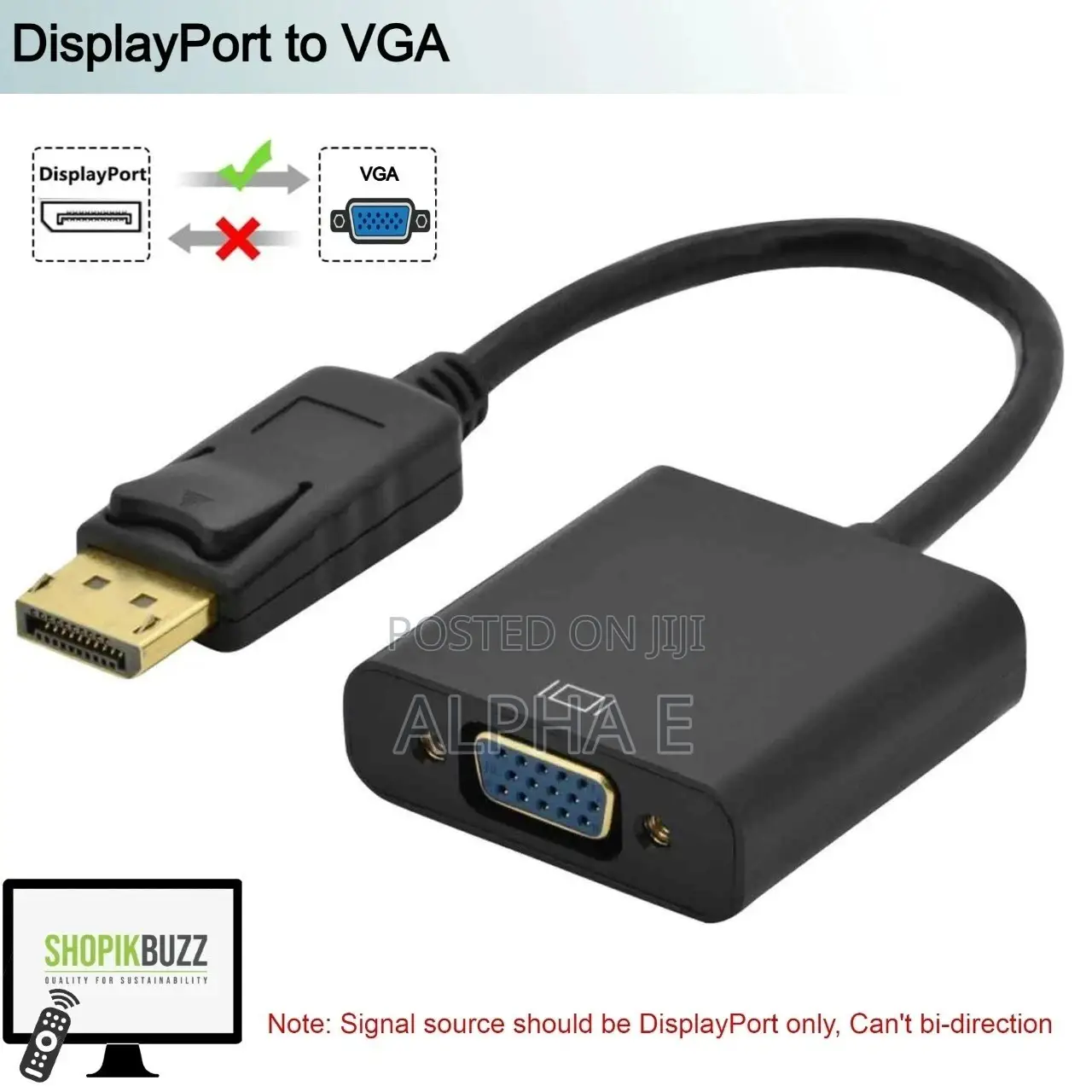 VGA To DP (Display Port)