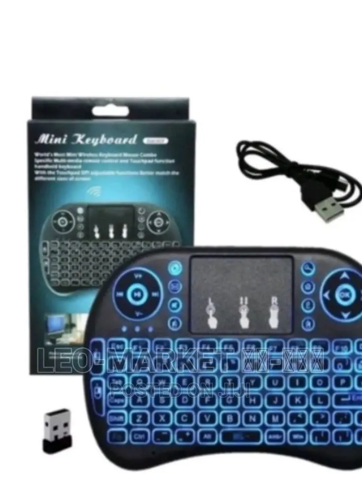 Rechargeable Backlit Mini Keyboard Touchpad Mouse