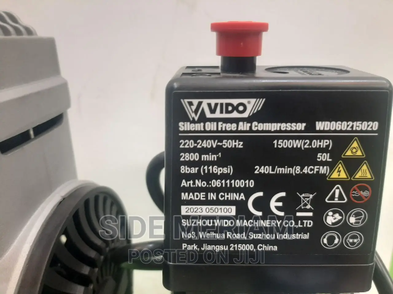 50L 8bar Silent Air Compressor