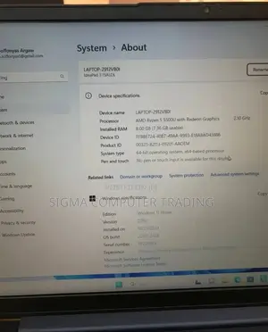 New Laptop Lenovo Ideapad 3 8GB AMD Ryzen 5 SSD 512GB
