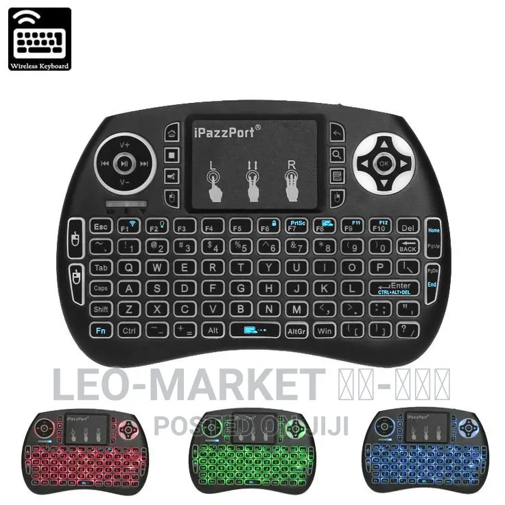 Portable 2.4ghz Backlit Mini Wireless Keyboard