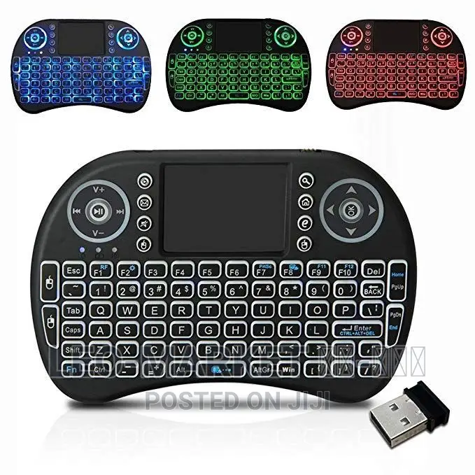 Portable 2.4ghz Backlit Mini Wireless Keyboard