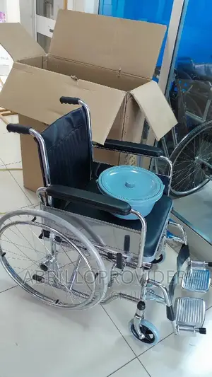 Photo - Commode Wheelchair/Toilet Wheelchair/Foldable Chair/Commode