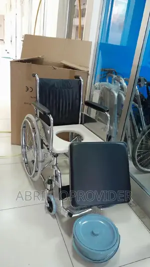 TOIELET Wheelchair/Foldable Wheelchair/Commode Wheelchair