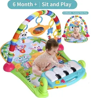 Baby Piano Fitness Play Gym Mat Educational Activity (ትልቁ)