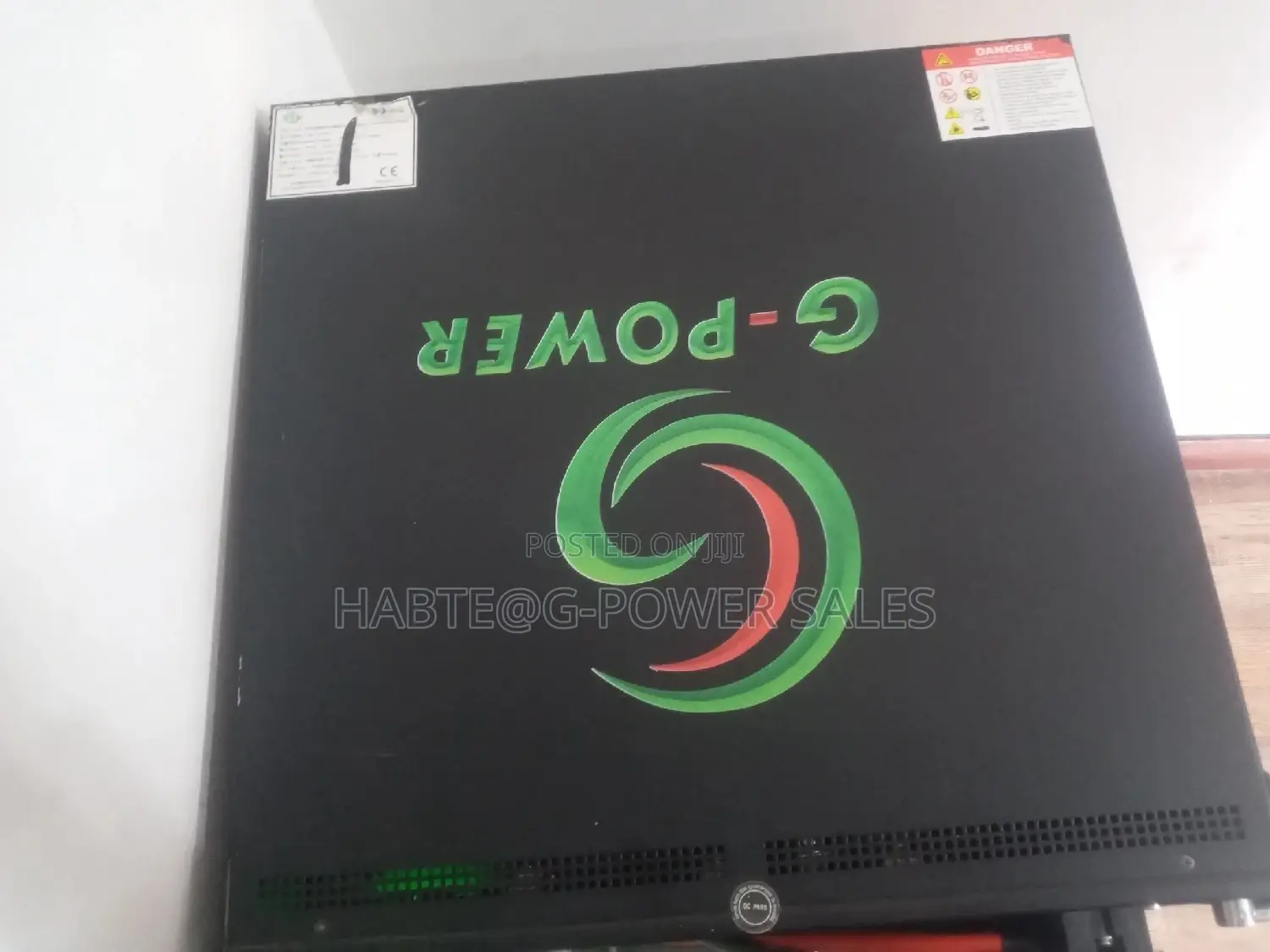 G Power Lithium Ion Battery and Inverter
