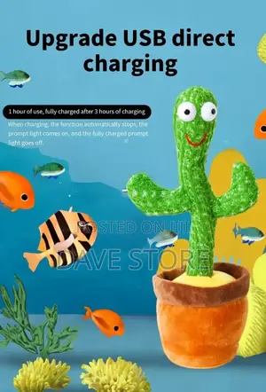 Dancing Cactus Toy ልጆቼ በምን ይዝናኑ ብሎ መጨነቅ ቀረ