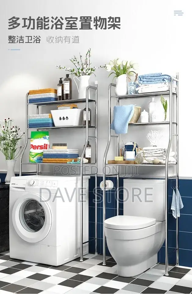 Bathroom Racks Toilet/Kitchen ላይ ሊጠቀሙበት ይችላሉ
