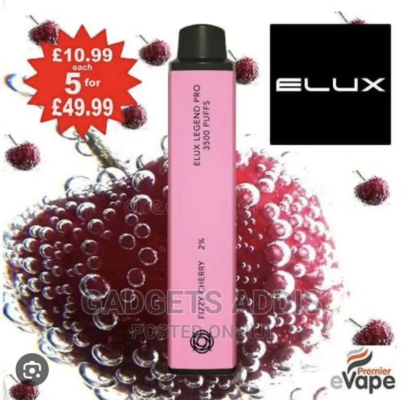 3500 Puff Elux Legend Disposable Vape in Nifas SilkLafto Tobacco Accessories, Mahlet Teshome