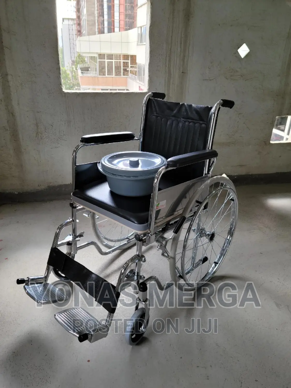 Wheelchair/Made by E.R.W.Tubes / M.S. Sheet /Aluminium