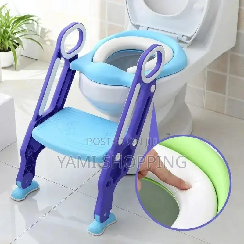Foldable Baby Potty Training Seat With Adjustable Ladder