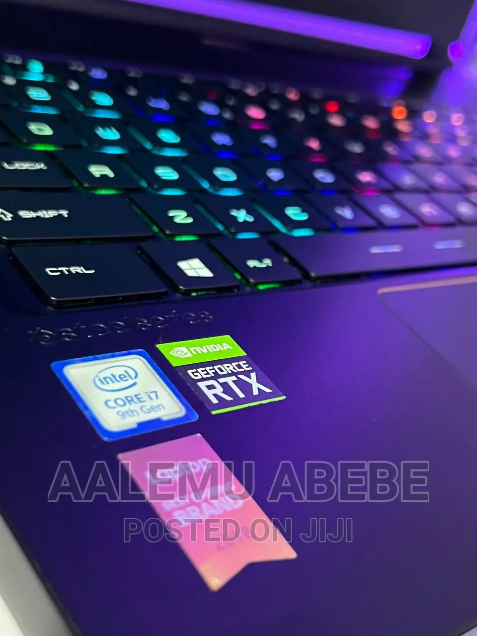 New Laptop MSI GS65 Stealth Thin 8RE 32GB Intel Core I7 SSD 1T