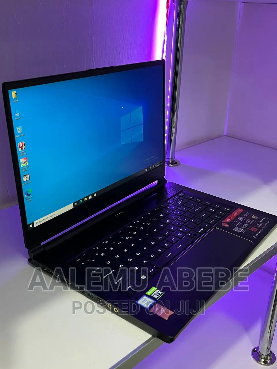 New Laptop MSI GS65 Stealth Thin 8RE 32GB Intel Core I7 SSD 1T