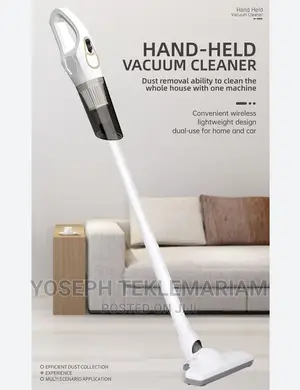 2in1 Portable Wireless Home and Car Vacuum Cleaner
