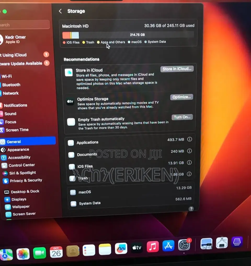 New Laptop Apple MacBook Air 2022 M2 8GB Apple M2 SSD 256GB