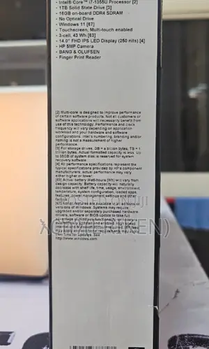 New Laptop HP Envy X360 16GB Intel Core I7 SSD 1T