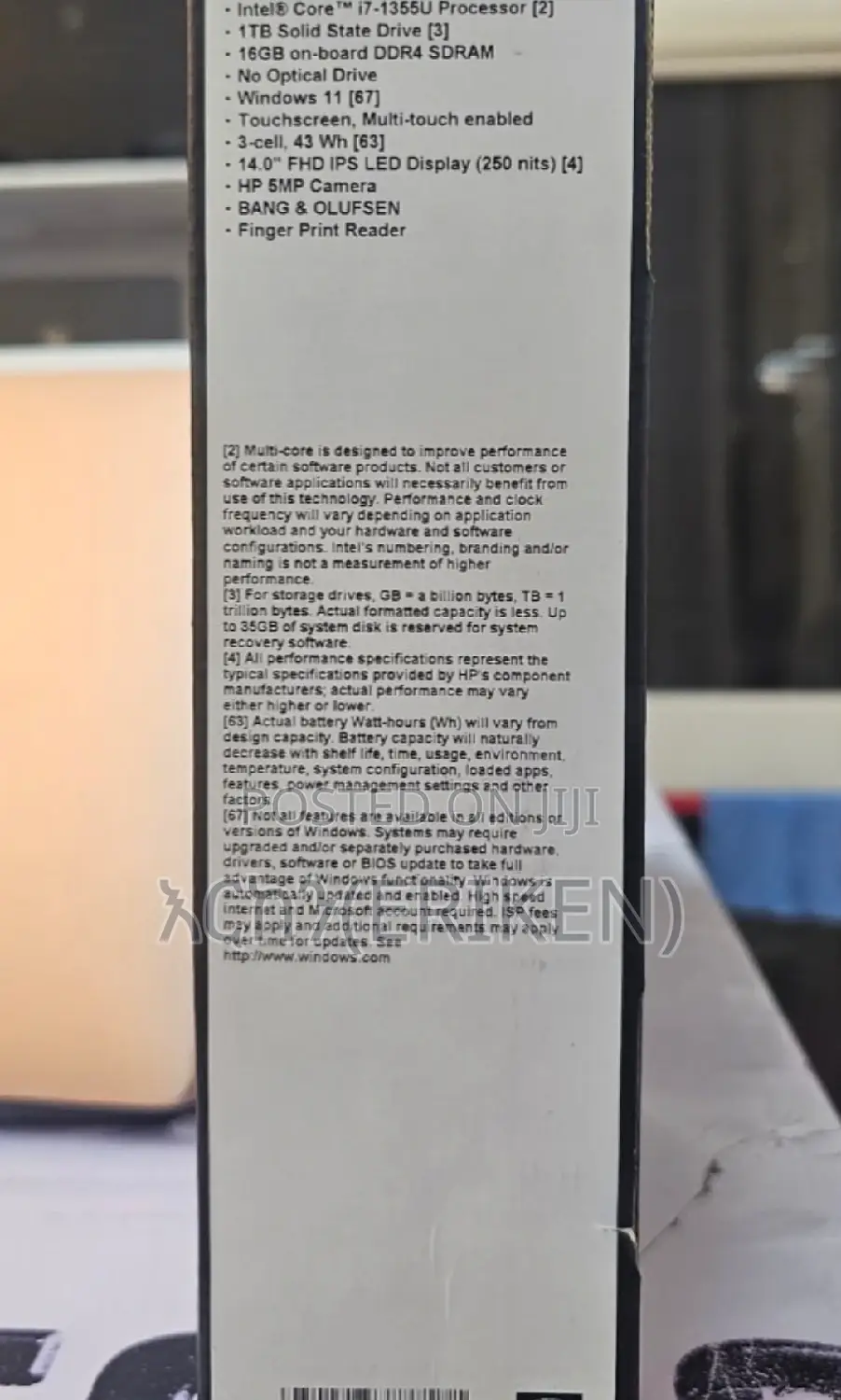 New Laptop HP Envy X360 16GB Intel Core I7 SSD 1T