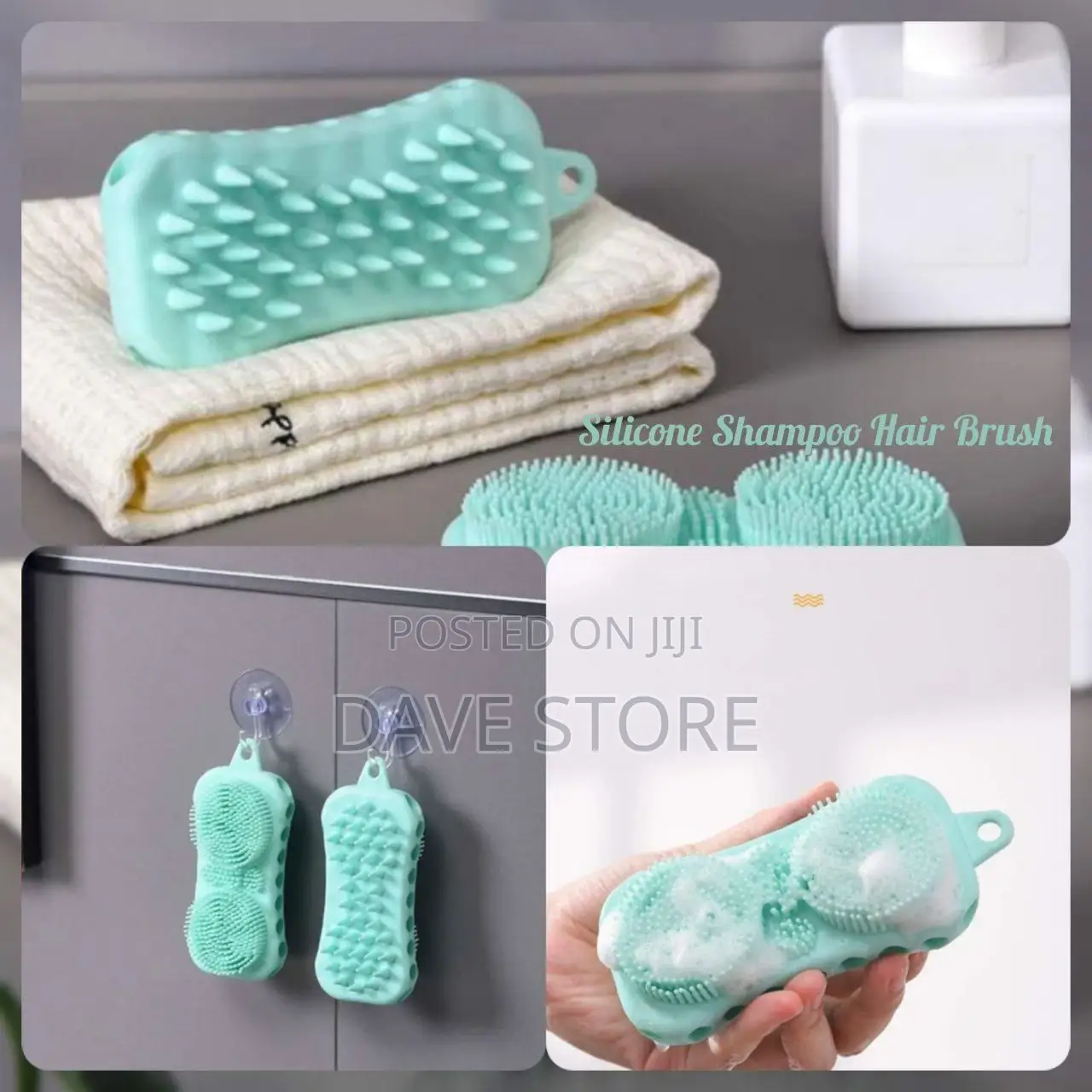 Silicon Shampoo Head Brush