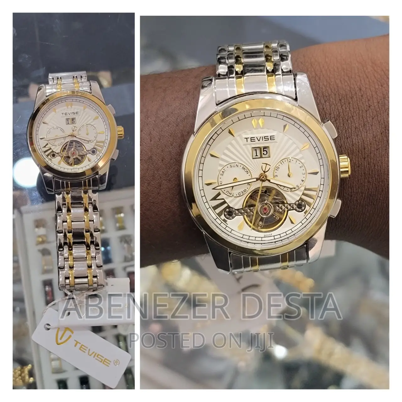 Tevise Automatic Men's Watch Elegant Sophisticated