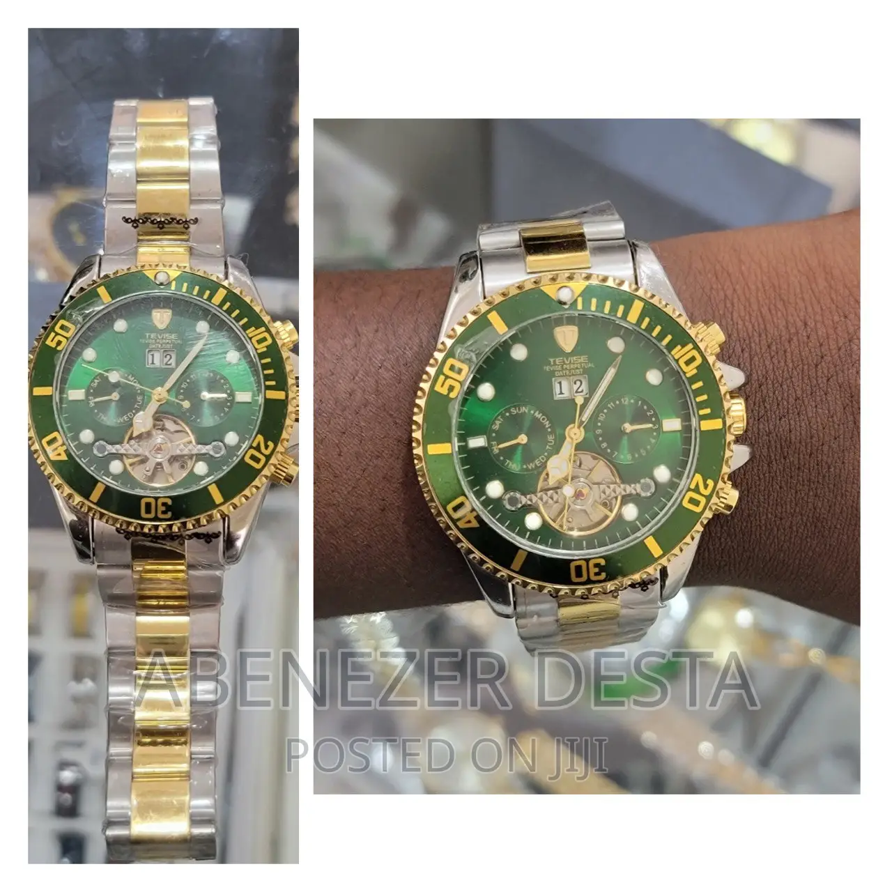 Tevise Automatic Men's Watch Elegant Sophisticated